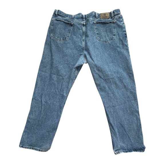 Wrangler Mens Relaxed Fit Denim Jeans-Blue-46x30-GUC - Picture 6 of 7